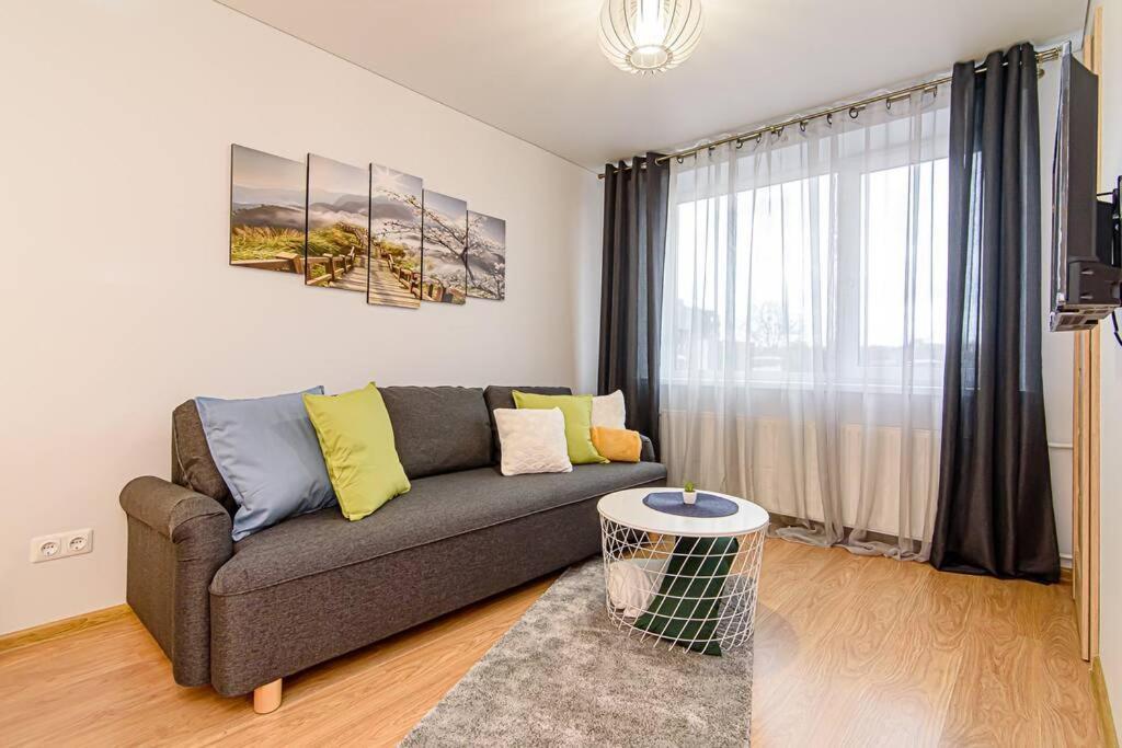 Bright Apartment,For 1-4,Near Old Town วิลนีอุส ภายนอก รูปภาพ